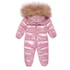 Rompers Kinderen Kleding Winter Winter Down Down Down Jacket Boy Outerwear Coat Dikke waterdichte sneeuwpuit Baby Girl Kleding Parka Infant Overcoat GC1757