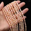 Beads Natural Fresh Water Pearl Orange Rice Shape 4-5mm 36cm DIY For Jewelry Making Necklaces Accessories Bracelet Earrings