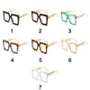 Okulary przeciwsłoneczne Vintage ultralekkie akcesoria damskie okulary do pielęgnacji wzroku duże oprawki okulary okulary do czytania przezroczyste soczewki
