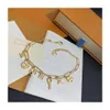 L Designers Klassische Schlüsselblume Charm Armbänder Edelstahl Armband Glück Frauen Geschenk Schmuck Für Party Verlobung Mit BOX L102