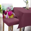 Pokrywa krzesła kolorowe tulipany wiosenne pokrywę jadalni 4/6/8pcs Spandex Elastyczna kadra na ślub El Banquet Room