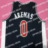 College Basketball Wears Custom Retro 0 Gilbert Arenas Arizona Wildcats College Basketball Jersey Team Navy Blue Red White Yellow Men Stitched S-XXXL