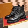 New Designer Shoes Men Chelsea Casual Shoe Luxury Gao Bang Fashion Rubber Outsole leather shoes black Chaussures Original Box size 38-45