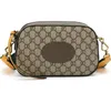 designer Crossbody-väska tiger Messenger-väskor Handväska för kvinnor varumärke Handväska Lyx Beige Canvas Handväskor Läder Clutch Mode Cross Body axelväska