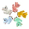 Colorful Deer Teethers Food Grade Baby Teething Toys Chewable Animal Shape Soothers Toddler Oral Motor Toys Christmas Gifts