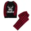 Family Matching Outfits Fashion Christmas Pajamas Set Xmas Adults Kids Baby Pyjamas Elk Deer Sleepwear 221028