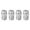 Car Washer 4pcs Pressure Surface Cleaner Nozzles Replacement Thread Type Tips Nozzle Tip 40 Degree 4000 PSI