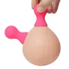 Zabawki seksu Masager Massager Vibrator 2PCS Mini słodkie silikonowe przyssawki sutki Cupping Wzmacniacz Korekta łechtaczki kubki pompowe Zabawki dla kobiety GMT9