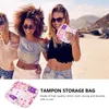 Aufbewahrungsbeutel, Tasche, Sanitär-Perioden-Pad-Organizer, erste Pads, Serviette, Tampons, Sammelbeutel, Münz-Menstruationsset, Tamponhalter