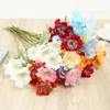 Decorative Flowers 1PCs Artificial Peony Bouquet Silk Fake For Home Decor Indoor Garden Party Wedding Decoration DIY Vase Accessory