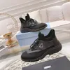 Läder prax skor whoelsale nylon teknisk sneaker tyg renylon chunky gummi casual promenad rabatt tränare med box.eu35-46