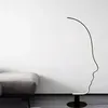 Golvlampor L￤tt ledd Art Lamp Minimalist Industrial Designer Modern Long Live Room Lampadaire Salon Living Decoration
