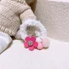 Winter Neue Mode Koreanische kinder Gummiband Süße Mädchen Nette Bunte HairBall Blume Plüsch Haar Seil Haar Zubehör