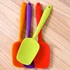 Pala in silicone Resistente al calore Maniglia integrata Cucchiaio Raschietto Spatola Gelato Torta Biscotto Utensile da cucina Utensile 1223447