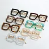 Gafas de sol Vintage ultraligeras para mujer, accesorios para el cuidado de la visión, gafas de montura grande, gafas de lectura, lentes transparentes