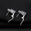 Stud Earrings Gem's Ballet 4.74Ct Natural Iolite Blue Mystic Quartz Gemstone Earings 925 Sterling Silver Women's Fine Jewelry