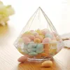 Gift Wrap 24PCS Transparent Diamond Shape Candy Box Wedding Favor Boxes Party Clear Plastic Container Home Decor