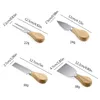 Bakeware Tools 4 PCS Cheese Cutlery Wood Handle Sets Cutters Knife Slicer Kit Kitchen Cutter Useful Cooking