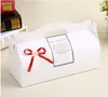 Geschenkwikkeling 27,5 10,5 7,5 cm Kraft Card Paper Diy Party Muffin Cake Box met handgreep cupcakes houderverpakking