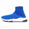 2023 Speeds 2.0 Tênis plataforma masculino feminino designer tripler paris meias botas preto branco azul claro tira marrom rubi graffiti vintage bege rosa tênis s8