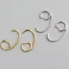 Boucles d'oreilles à dos léger de luxe des états-unis, INS, vague de vent, personnage, perceuse, Clip d'oreille, argent pur S925 avec Joker