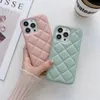 Luxury Pu Leather Protective Case för iPhone 14 13 12 11 Pro Max X Xs Max XR 8 7 Plus Mobiltelefon Soft Back Cover Case