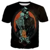 T-shirts pour hommes bande fantôme hommes/femmes mode Cool 3D imprimé T-shirts Style décontracté t-shirt haut de rue goutte
