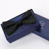 Bow Ties 2022 Fashion Tie For Men Casual All-match Butterfly Double Layer Bow-tie Bowtie Black Brands