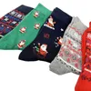 Mulheres Socks Produto Papai Noel Tube Tube Personalizado Algodão Trendy Men