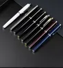 Luxury Classic Black Resin Rollerball pen Ballpoint pen Fountain pens Stationery school office supply with Serial Number