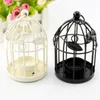 Candle Holders Birdcage Holder Round Metal Cast Iron Creative Lantern Led Wedding Candlestick Windproof Handmade Centre Pieces