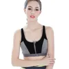 Yoga -outfit Women Zipper Push Up Beroepsschokbestendig sportbesparen Ondergoed Running Vest Gym Training Tops Sportswear Sport Top