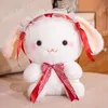 30/40/55cm Kawaii Uzun kulak tavşan peluş oyuncaklar güzel yumuşak tavşan yastık doldurulmuş hayvan bebekleri çocuklar için Noel hediyesi