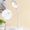 Table Lamps LED Lamp Portable Night Light Freely Foldable Desk 5V USB Super Bright Ring Non Strobe Eye Protection