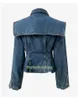 Women's Jacket Spring Autumn Slim Fit Denim Jacket Jeans Overized Classic Trench Coat Asian Size S-2XL