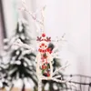 Kerstdecoraties 1 stks ornament esthetische houten hangende hangers Xmas Man Snowman voor thuisfeestjaar Navidad