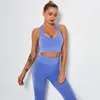 Yoga Outfit Sfit Top Women Seamless Sports Bra Running Brassiere Workout Gym Fitness Sport High Impact Pat Bated Wosted Ster Tank