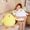 25-50 cm Chick Plux Touet mignon poulet jaune en peluche jaune en peluche animale réelle pour enfants cadeau d'anniversaire pour enfants