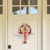 Christmas Decorations Wreath Garland Decoration Mall El Front Door Hanging Flowers For Holiday Home Party Pendant Gifts