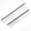 Pet Supplies stainless steel Dog Grooming silver density dual-purpose comb b1030