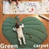 Dywany 1pcs bawełniany miękki dziecięcy mata gier dla dzieci i sypialnia dywan 110 cm dywan liści