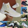 Jumpman Utility Grind 12 12s Mens High Basketball Shoes Twist Gold Indigo Flu Game Dark Concord Royalty OVO White The Master Taxi Fiba Gamma Blue Trainer Sneakers