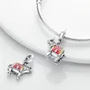 Charms Cartoon Elefant Tier Baumeln Charme Fit MULA Armband Halskette Perlen Anhänger Frauen Silber Farbe DIY Schmuck