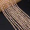 Beads Natural Fresh Water Pearl Orange Rice Shape 4-5mm 36cm DIY For Jewelry Making Necklaces Accessories Bracelet Earrings