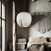Kolye lambaları Nordic Tavan Lambası El Yapımı Heykel Yatak Odası Oturma Odası Dekorasyon Kapalı Aydınlatma Hediye Lampara Techo