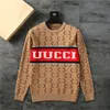 Neue männer Pullover Wolle Bestickt Gestrickte Winter Pullover Rundhals Langarm Sweashirt Weibliche Designer Print Sweatshirt M-3XL