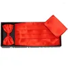 Belts 2022 Wide Elastic Wedding Sash Belt Stretch Cummerbunds Set Bowtie Hanky