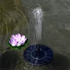 Garden Decorations Solar Fountain Water Pool Pond Waterfall Mini Decoration Outdoor Bird Bath Powered Simulate Lily 221028