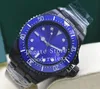 5 Colour Men's Automatic Watches Mechanical 2813 Watch Luminous Sea Pro Hunter Men Black Pvd Sport Dive Steel Sapphire Crysta219U