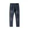 2022 Nieuwe jeans chino broek broek broek voor heren stretch herfst winter close passende jeans katoenen broek gewassen rechte zakelijke casual f02